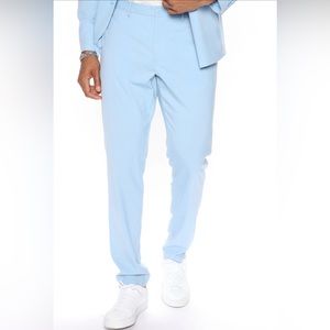 Men’s Modern Stretch Slim Trouser - Baby Blue (NWT)